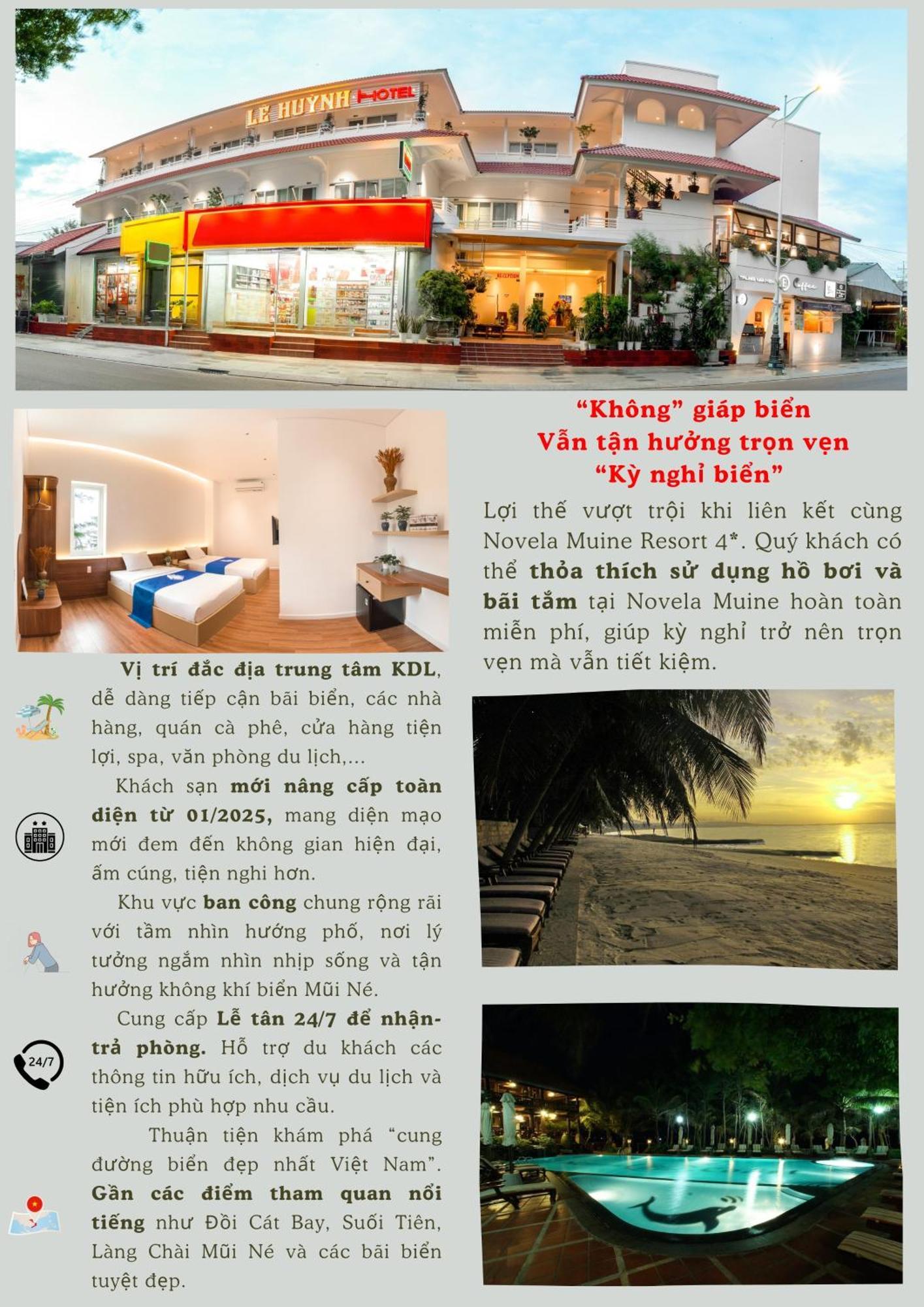 Le Huynh Mui Ne Hotel Екстер'єр фото